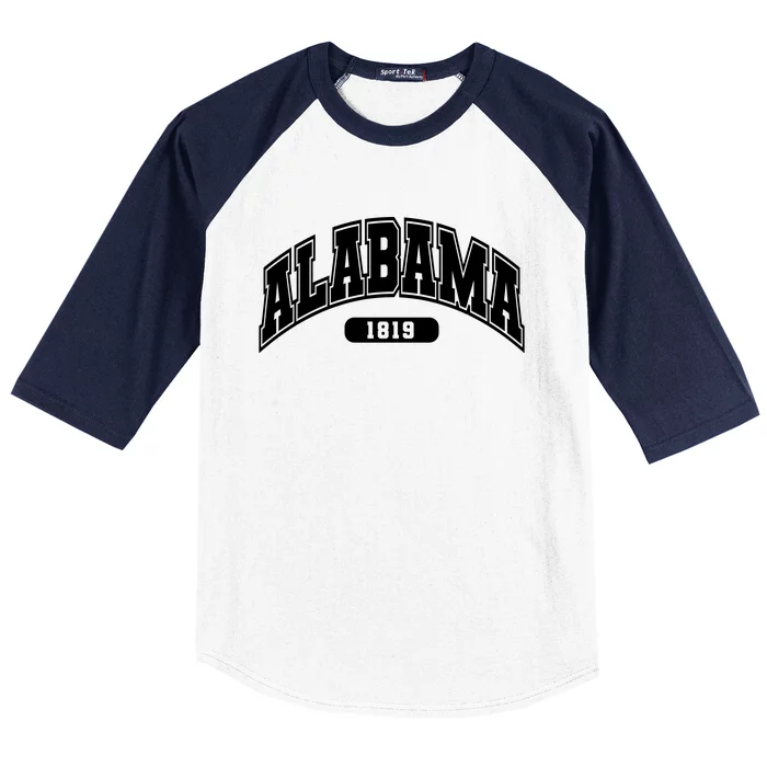 Alabama Collegiate Style 1819 Baseball Sleeve Shirt