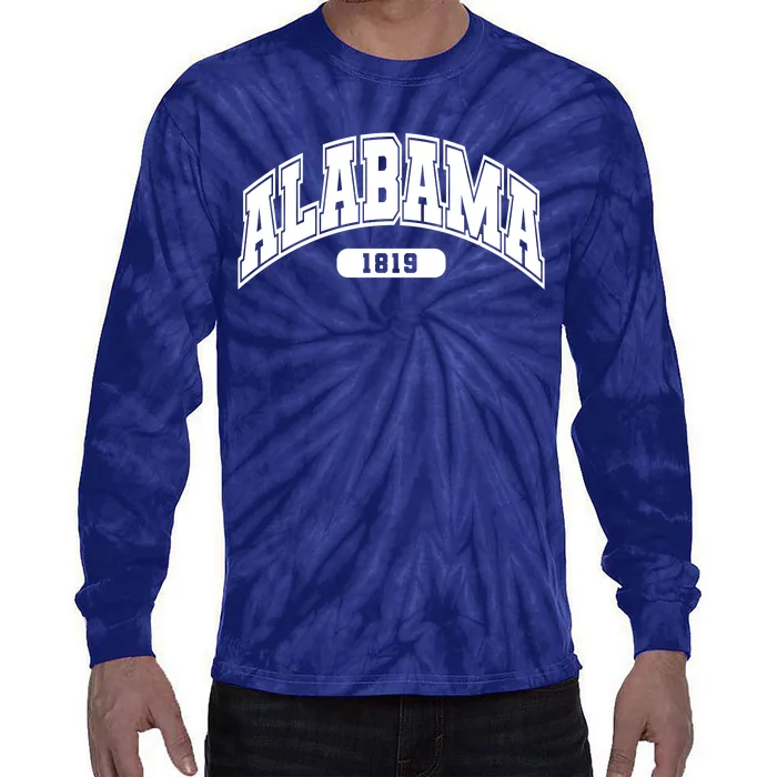 Alabama Collegiate Style 1819 Tie-Dye Long Sleeve Shirt