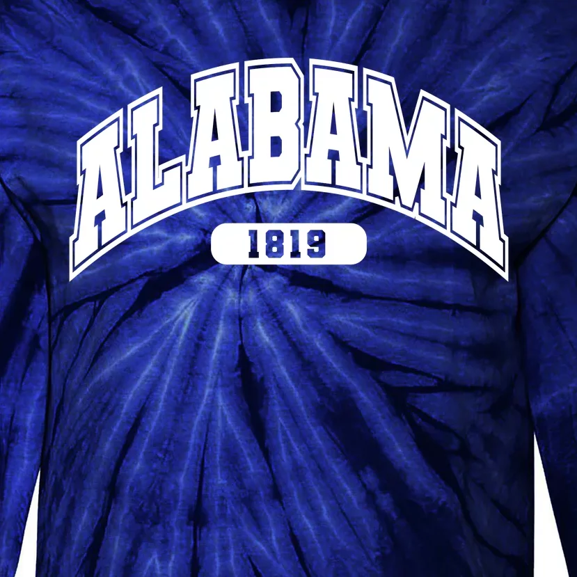 Alabama Collegiate Style 1819 Tie-Dye Long Sleeve Shirt