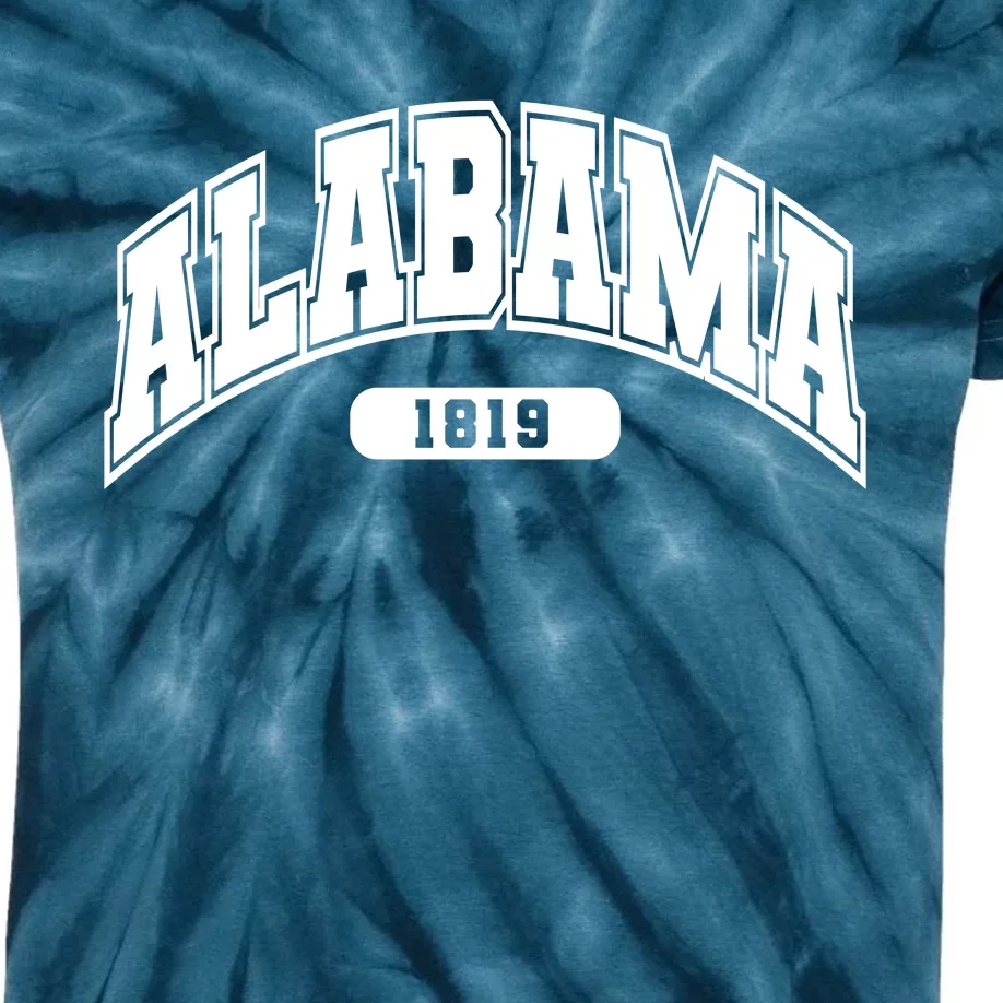 Alabama Collegiate Style 1819 Kids Tie-Dye T-Shirt