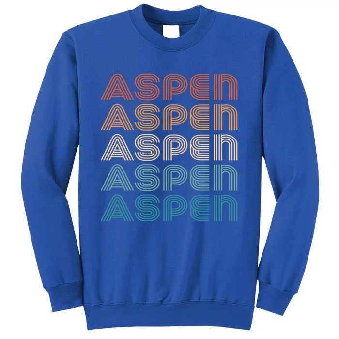 Aspen Colorado Skiing Mountain Retro Great Gift Sweatshirt