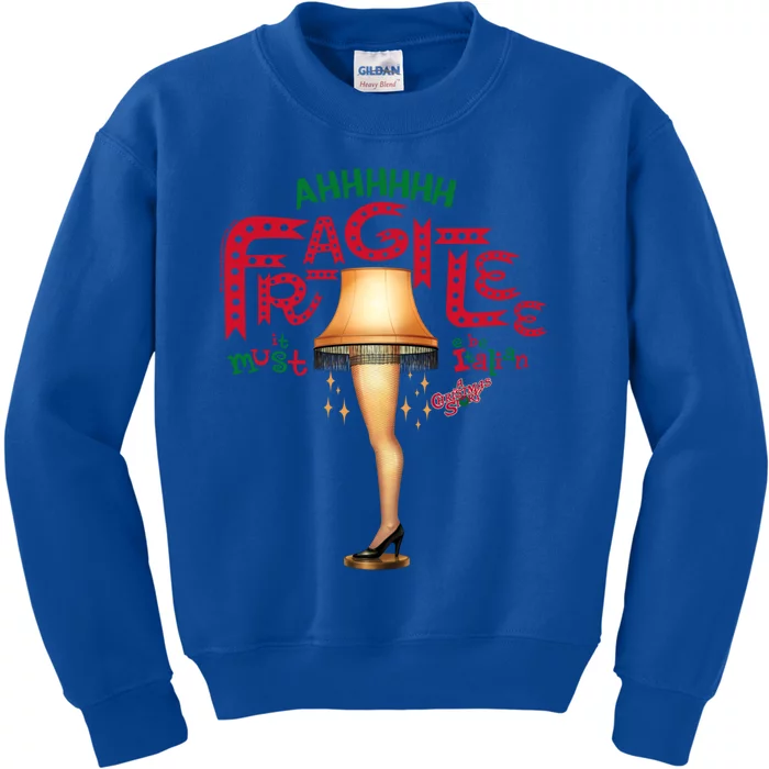 A Christmas Story Ahh Fragilee Funny Gift Kids Sweatshirt