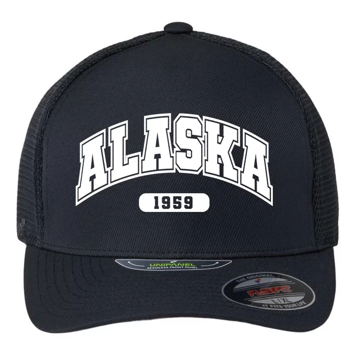 Alaska Collegiate Style 1959 Flexfit Unipanel Trucker Cap