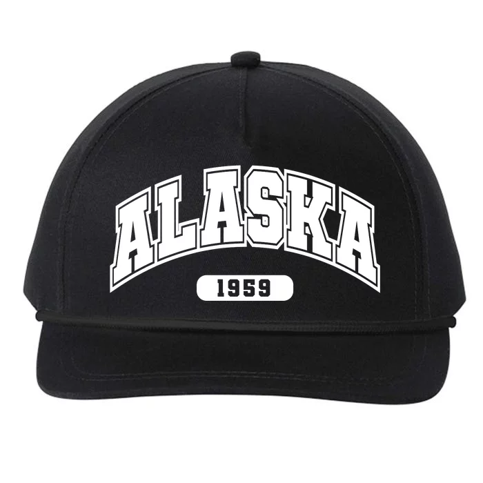 Alaska Collegiate Style 1959 Snapback Five-Panel Rope Hat