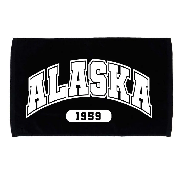 Alaska Collegiate Style 1959 Microfiber Hand Towel