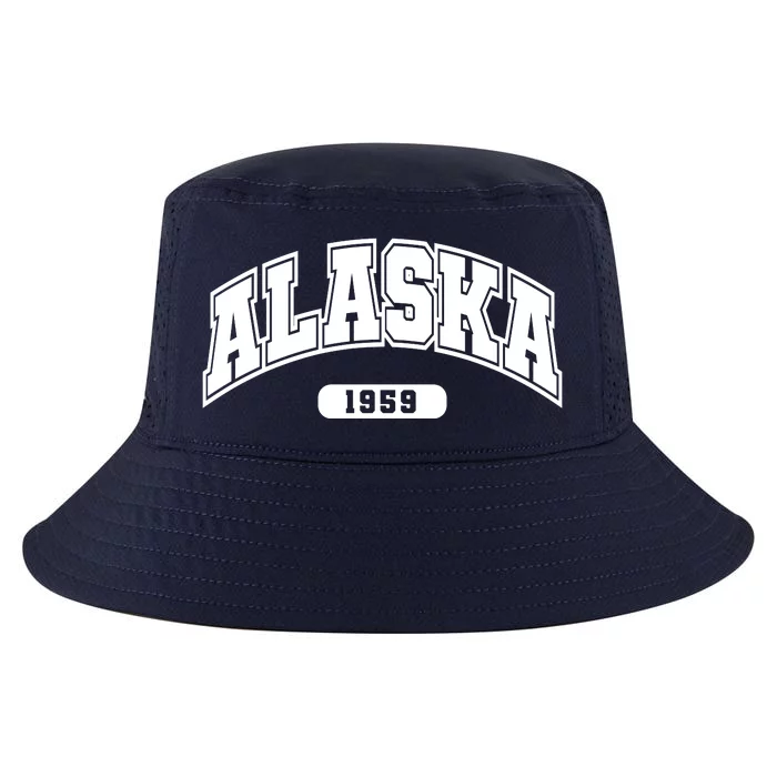 Alaska Collegiate Style 1959 Cool Comfort Performance Bucket Hat