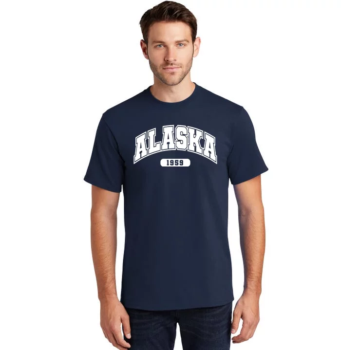 Alaska Collegiate Style 1959 Tall T-Shirt