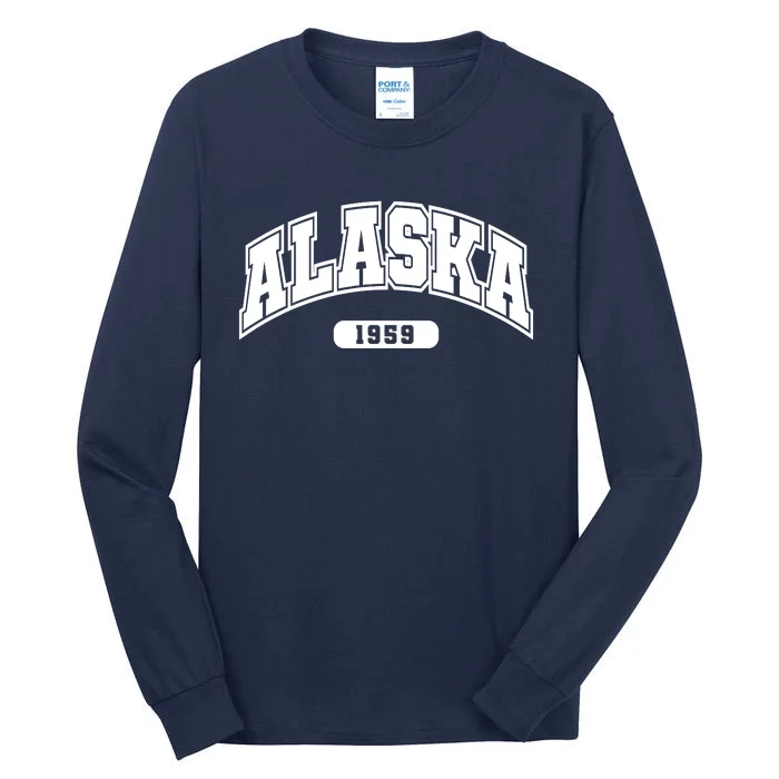 Alaska Collegiate Style 1959 Tall Long Sleeve T-Shirt