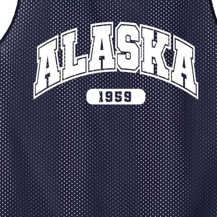 Alaska Collegiate Style 1959 Mesh Reversible Basketball Jersey Tank