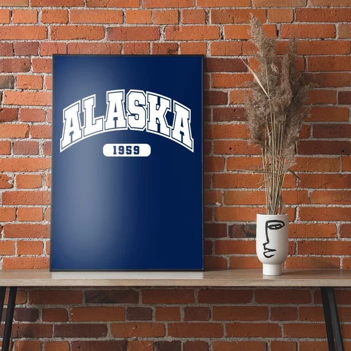 Alaska Collegiate Style 1959 Poster