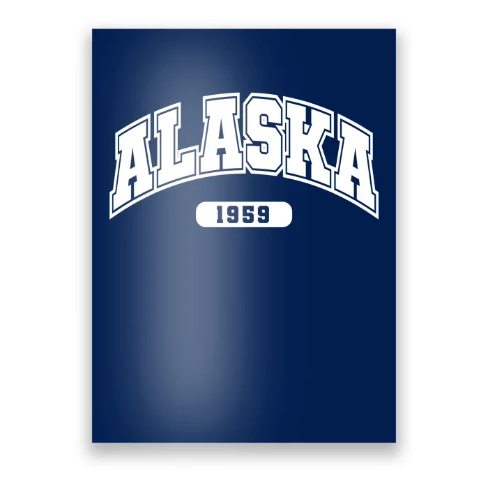 Alaska Collegiate Style 1959 Poster