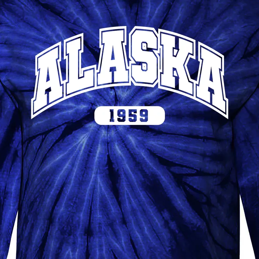 Alaska Collegiate Style 1959 Tie-Dye Long Sleeve Shirt