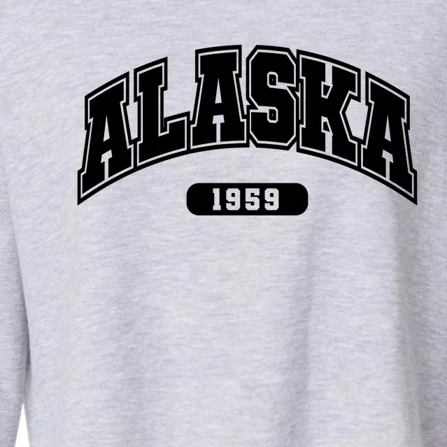 Alaska Collegiate Style 1959 Cropped Pullover Crew