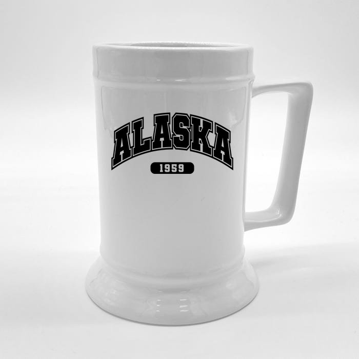 Alaska Collegiate Style 1959 Front & Back Beer Stein