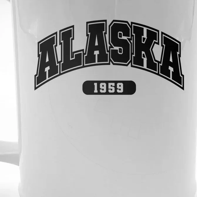 Alaska Collegiate Style 1959 Front & Back Beer Stein