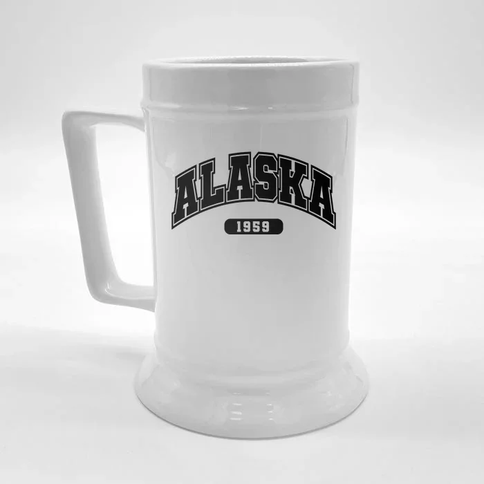 Alaska Collegiate Style 1959 Front & Back Beer Stein