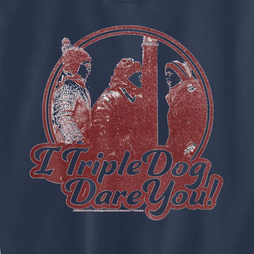 A Christmas Story I Triple Dog Dare You Kids Sweatshirt