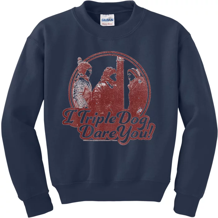 A Christmas Story I Triple Dog Dare You Kids Sweatshirt