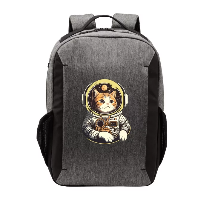 Astronaut Cat Space Helmet Vector Backpack