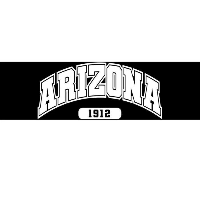 Arizona Collegiate Style 1912 Bumper Sticker