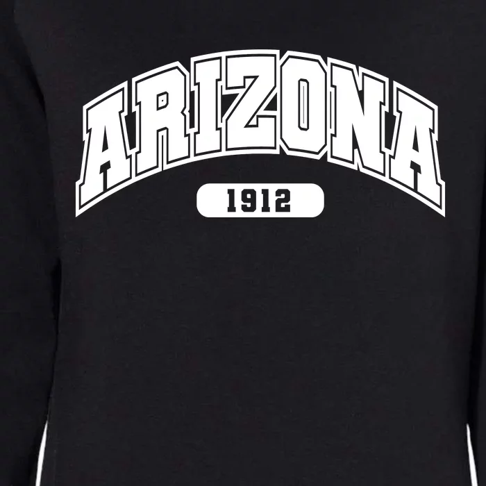 Arizona Collegiate Style 1912 Womens California Wash Sweatshirt