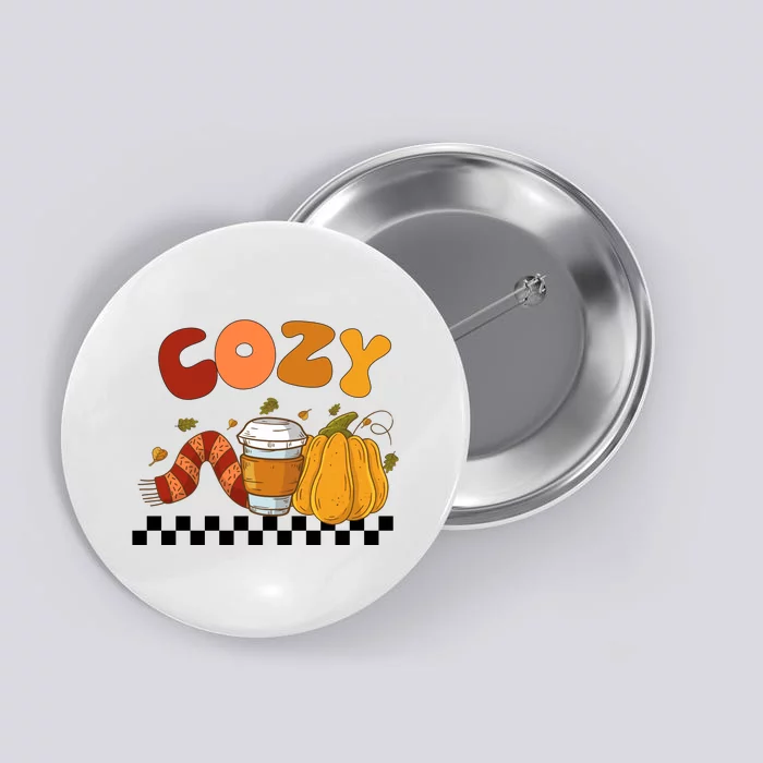 Autumn Cozy Season Theme Button