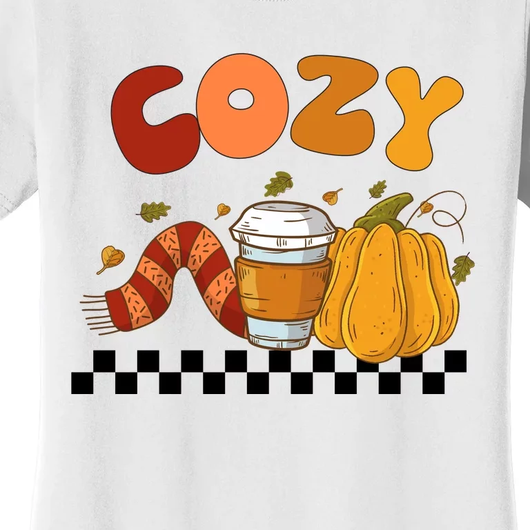 Autumn Cozy Season Theme Women's T-Shirt