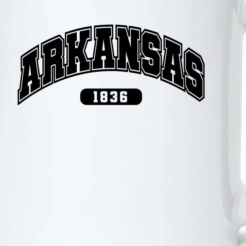 Arkansas Collegiate Style 1836 Black Color Changing Mug