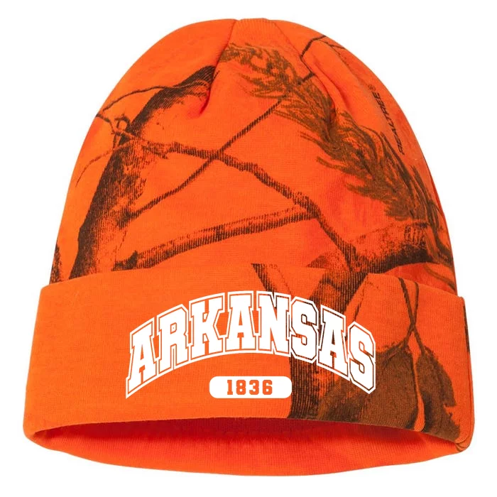 Arkansas Collegiate Style 1836 Kati - 12in Camo Beanie