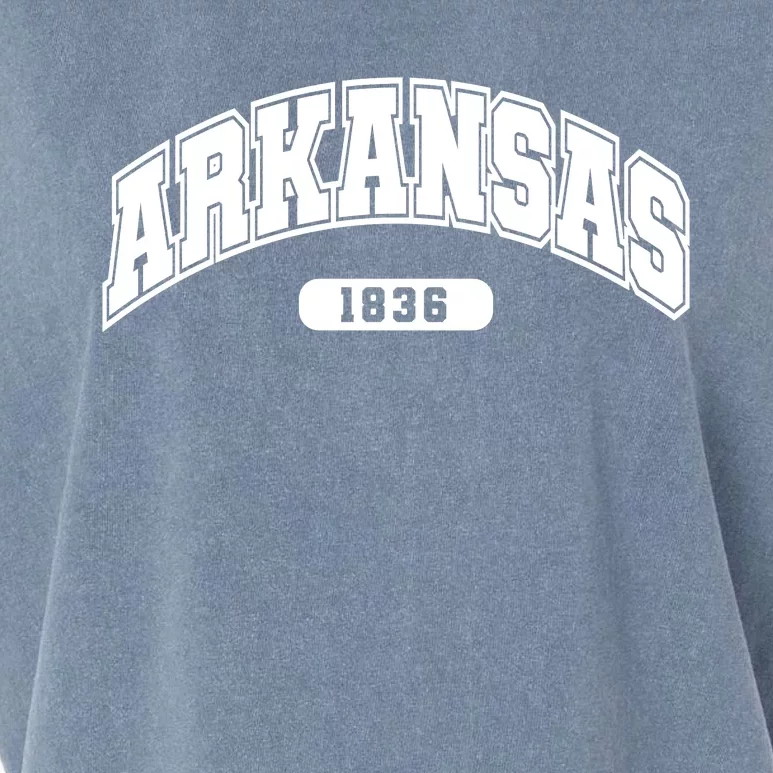 Arkansas Collegiate Style 1836 Garment-Dyed Women's Muscle Tee