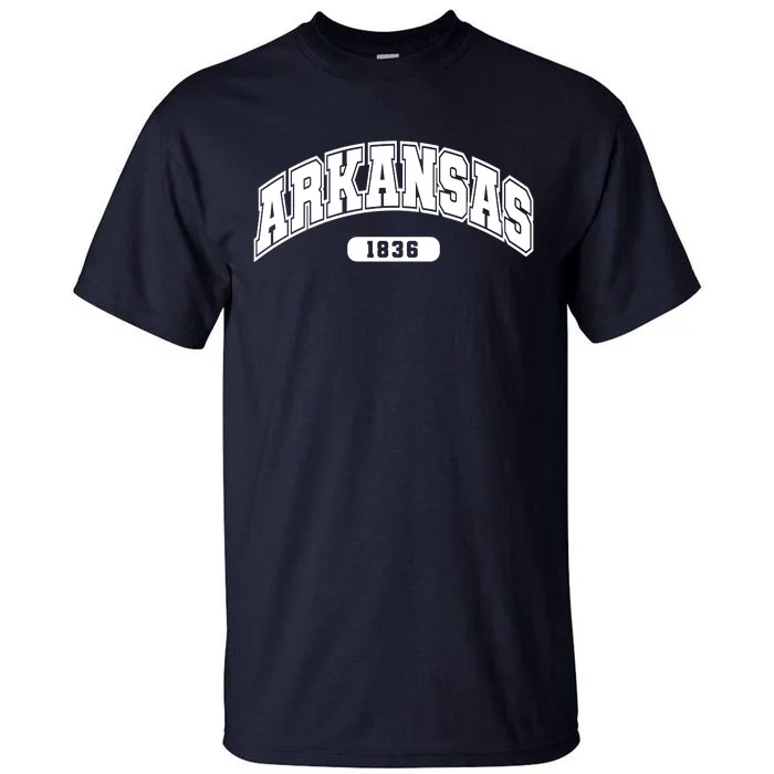 Arkansas Collegiate Style 1836 Tall T-Shirt