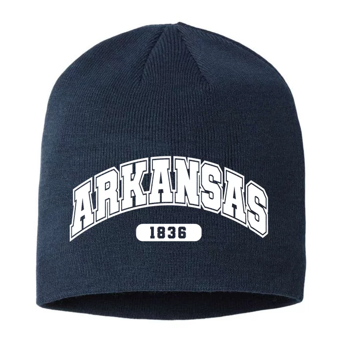 Arkansas Collegiate Style 1836 8 1/2in Sustainable Knit Beanie