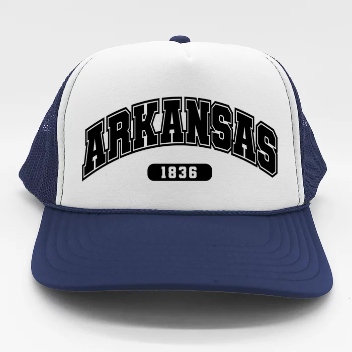 Arkansas Collegiate Style 1836 Trucker Hat