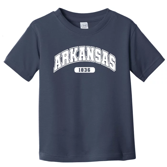 Arkansas Collegiate Style 1836 Toddler T-Shirt