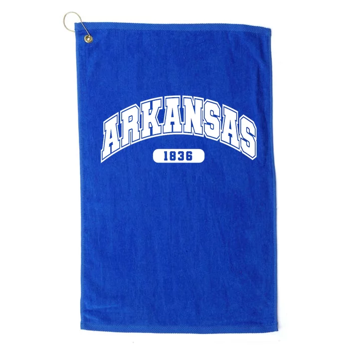 Arkansas Collegiate Style 1836 Platinum Collection Golf Towel