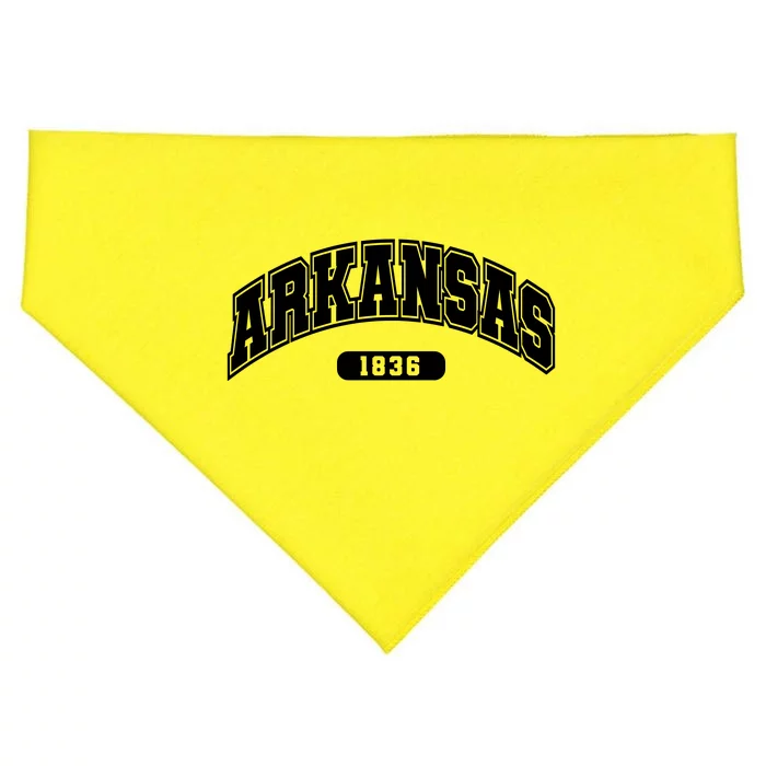 Arkansas Collegiate Style 1836 USA-Made Doggie Bandana