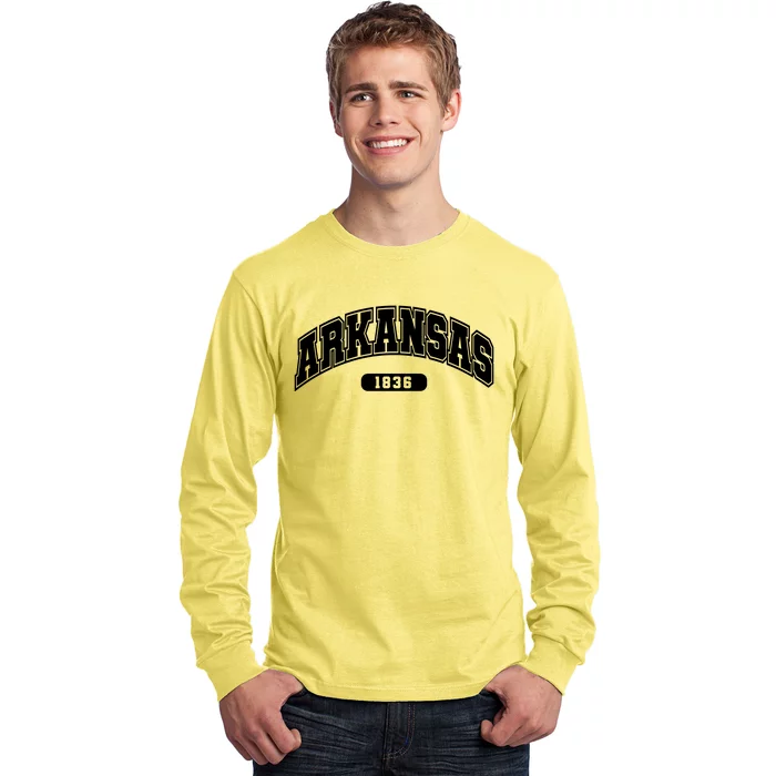 Arkansas Collegiate Style 1836 Long Sleeve Shirt