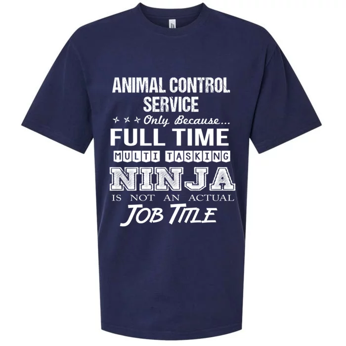 Animal Control Service Multitasking Ninja Sueded Cloud Jersey T-Shirt