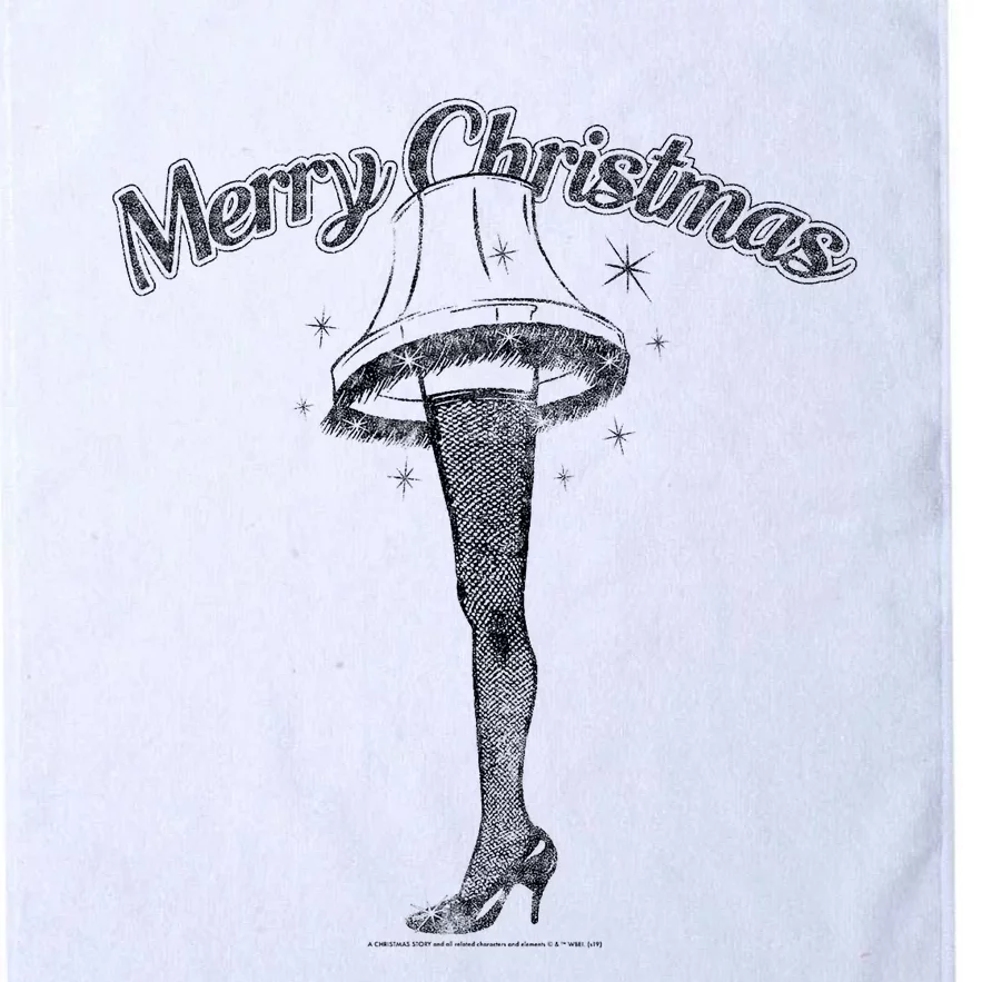 A Christmas Story Leg Lamp Merry Christmas Platinum Collection Golf Towel