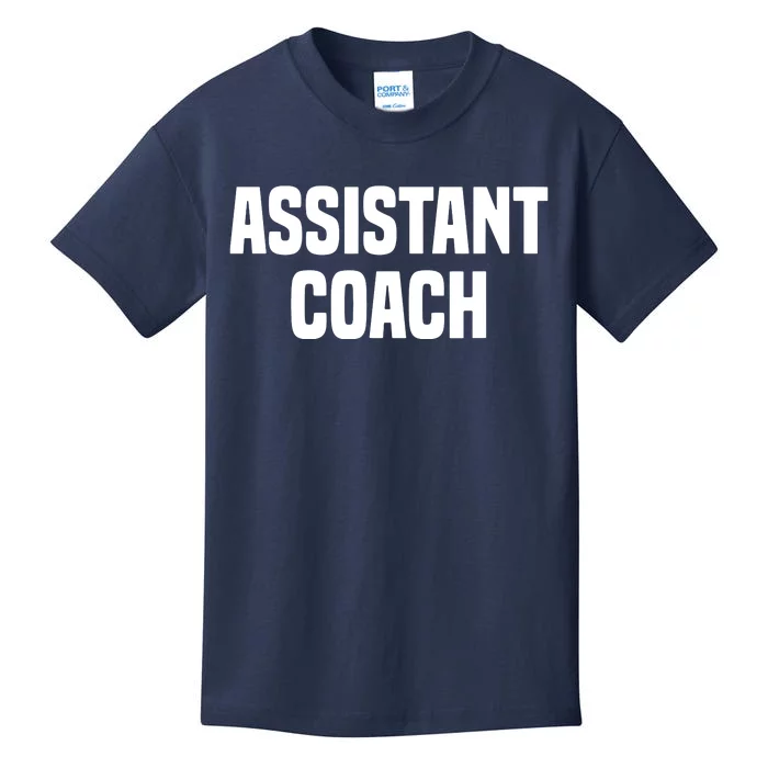 Assistant Coach Sports Coaching Kids T-Shirt