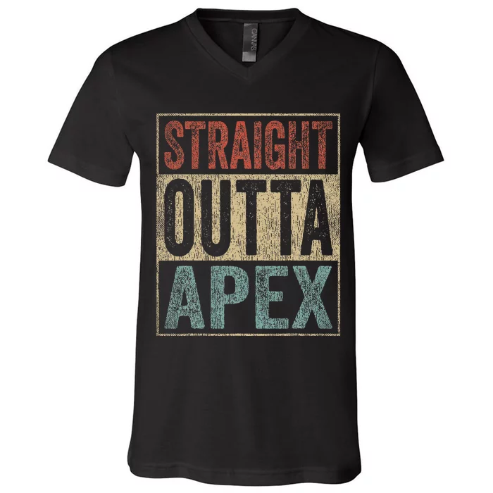 Apex Clothing Straight Outta Apex V-Neck T-Shirt