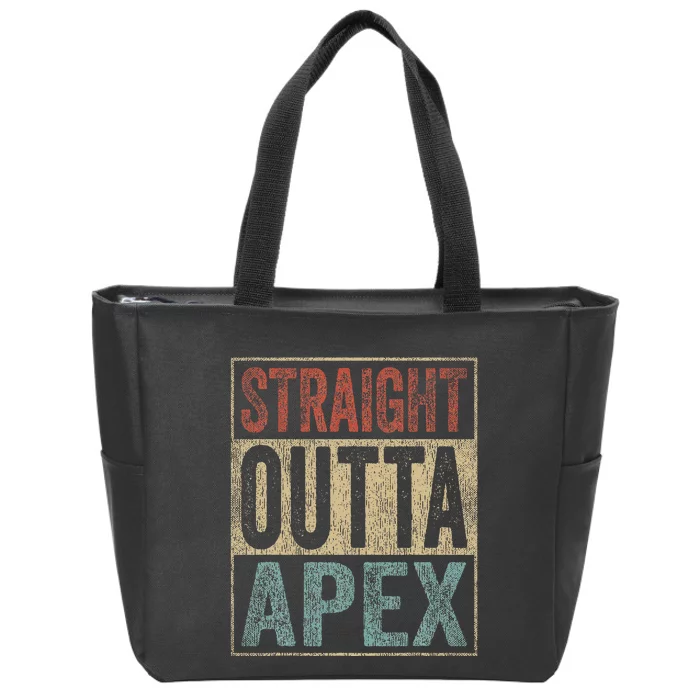 Apex Clothing Straight Outta Apex Zip Tote Bag