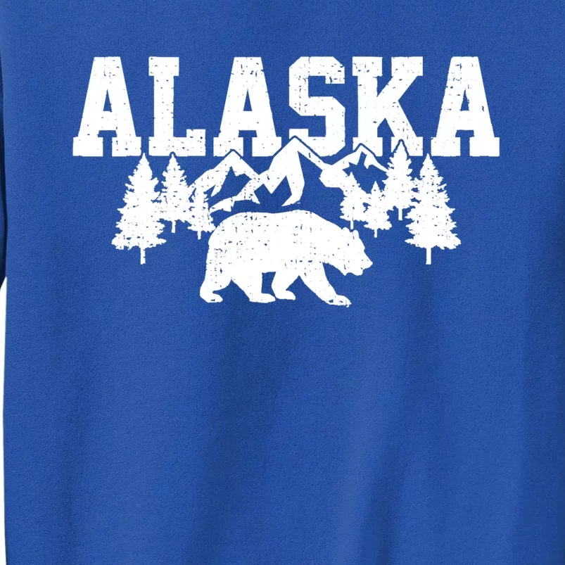 Alaska Cold Snow Mountains Cool Gift Tall Sweatshirt