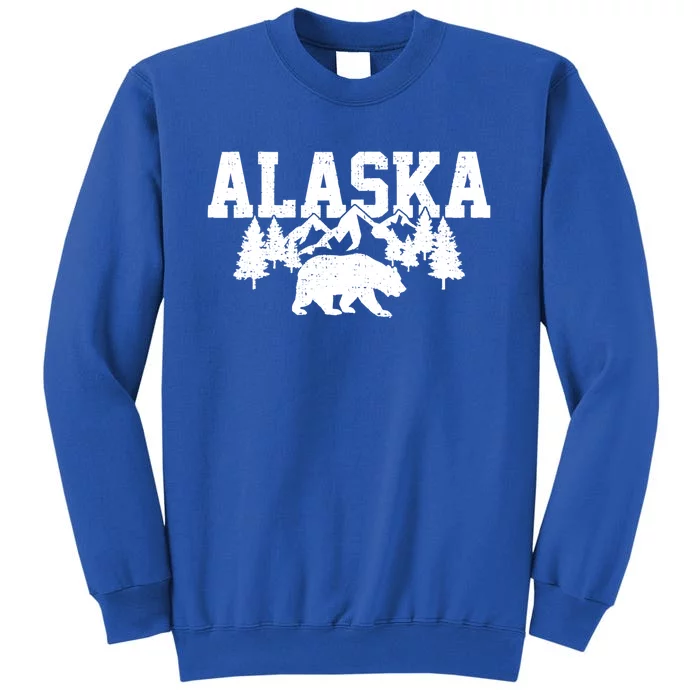 Alaska Cold Snow Mountains Cool Gift Tall Sweatshirt