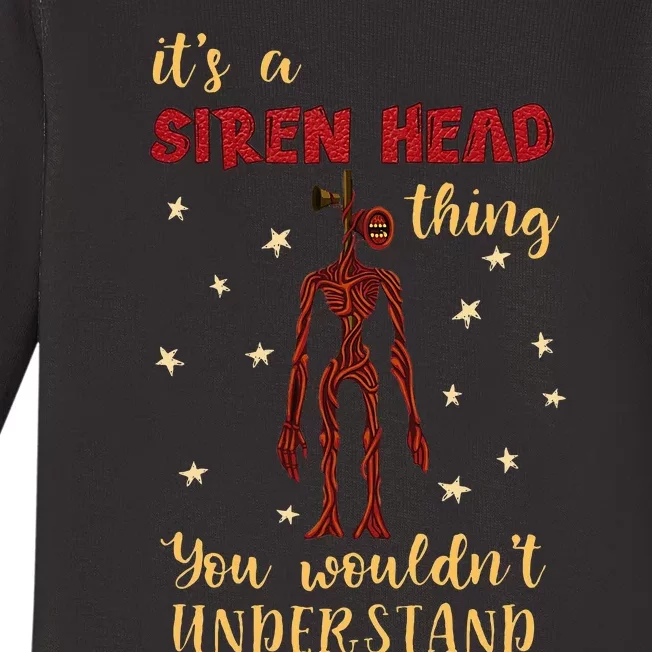 American Cryptid Siren Head Baby Long Sleeve Bodysuit