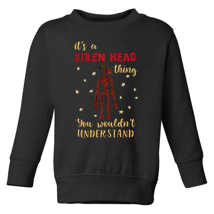 American Cryptid Siren Head Toddler Sweatshirt