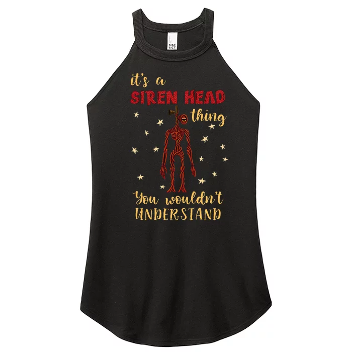 American Cryptid Siren Head Women’s Perfect Tri Rocker Tank