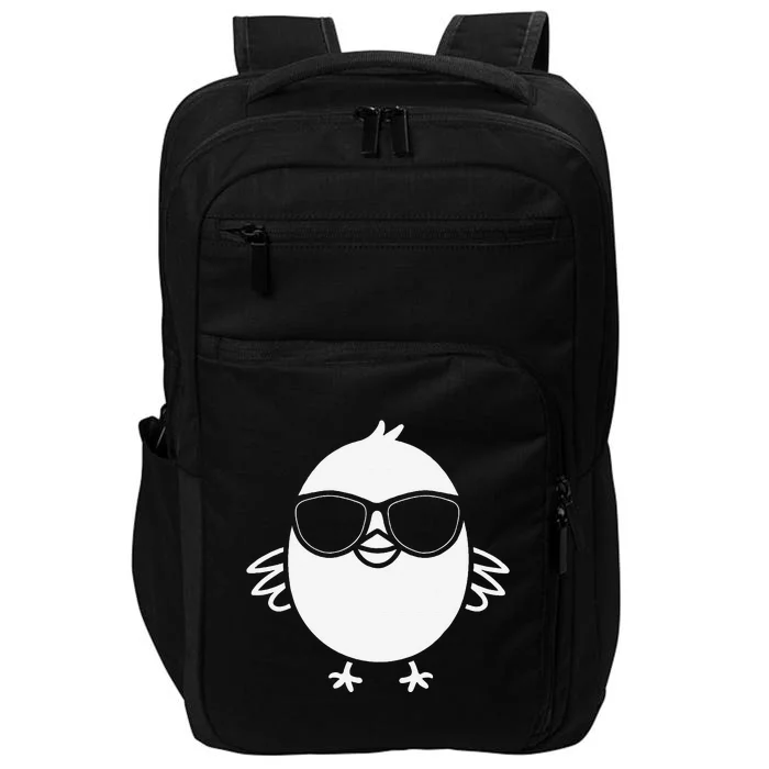 Animal Cute Simple Little Baby Chick With Sunglassses Impact Tech Backpack