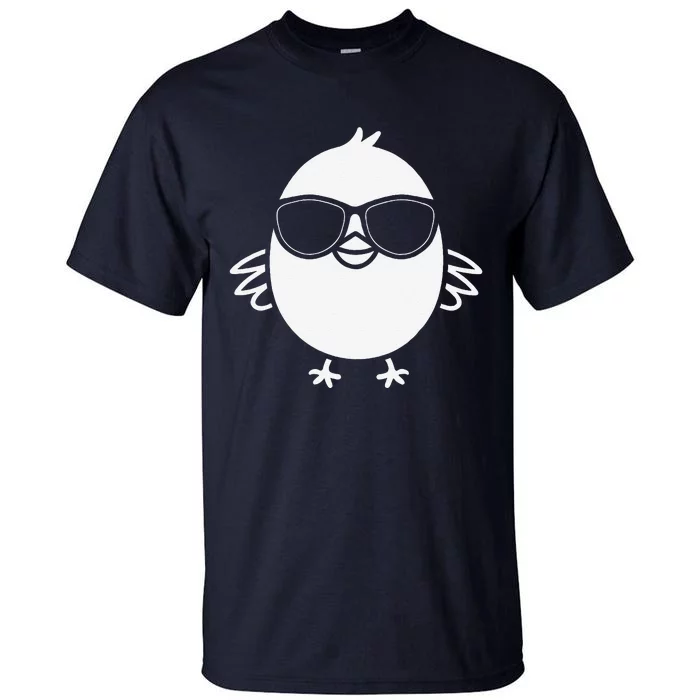 Animal Cute Simple Little Baby Chick With Sunglassses Tall T-Shirt