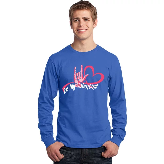 Asl Class Sign Language Appreciation Valentines Day Gift Tall Long Sleeve T-Shirt